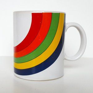 Colorful Stripe Mug Vintage 70's Japan